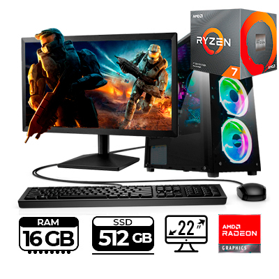 COMPUTADOR GAMER POWER GROUP R57162SK RYZEN 7