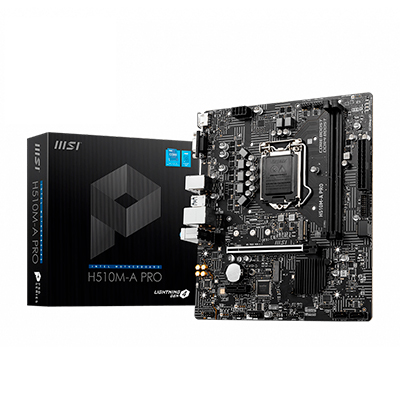 MOTHER BOARD MSI H510M-A PRO + IVA