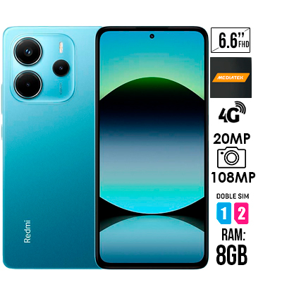 CELULAR XIAOMI REDMI NOTE 14 AZUL 256GB