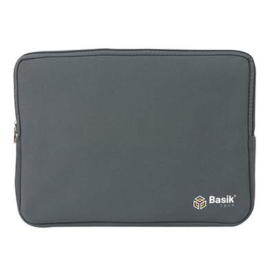 FUNDA JALTECH DE CIERRE BASIK TECH 14 GRIS