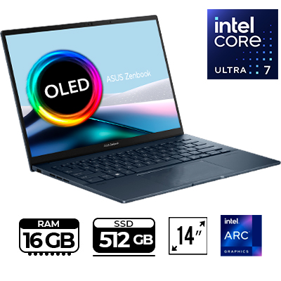 PORTATIL ASUS ZENBOOK UX3405MA-PP1006 OLED I7 ULTRA
