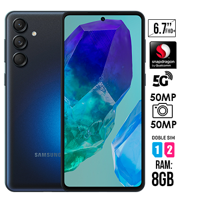 CELULAR SAMSUNG GALAXY M55 256GB 5G NEGRO