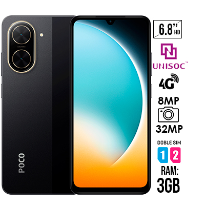 CELULAR XIAOMI POCO C71 NEGRO 64GB