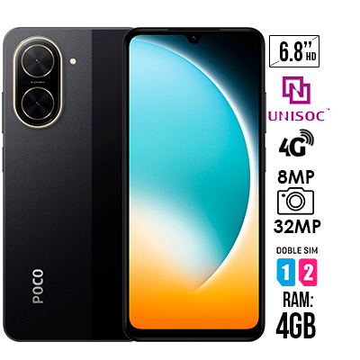 CELULAR XIAOMI POCO C71 NEGRO 128GB