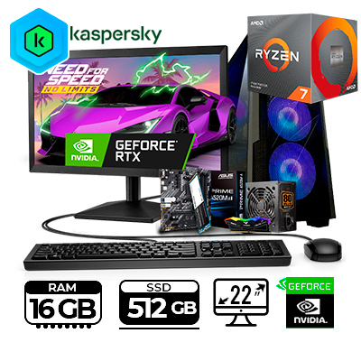 COMPUTADOR GAMER POWER GROUP R57162KRX5X RYZEN 7