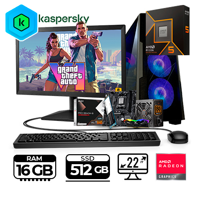 COMPUTADOR GAMER POWER GROUP R96162SR RYZEN 5 9600X