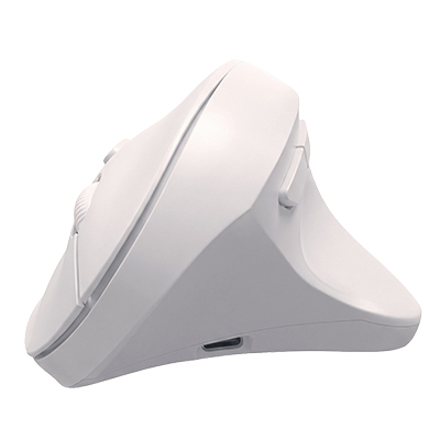 MOUSE VERTICAL INALAMBRICO RECARGABLE R11 ETR-1650G-7 BLANCO