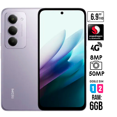 CELULAR XIAOMI REDMI 15 128GB SANDY PURPLE