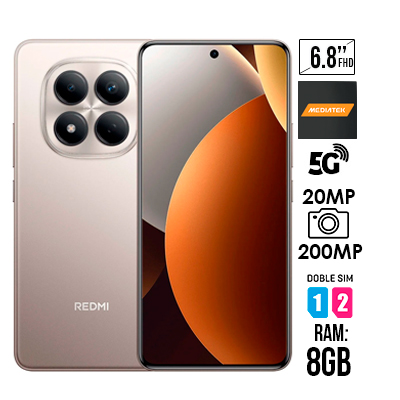 CELULAR XIAOMI REDMI NOTE 15 PRO 5G TITANIUM 512GB