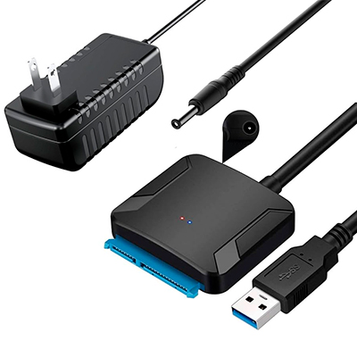 CONVERTIDOR USB 3.0 A SATA + ADAPTADOR 12V