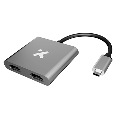 CONVERTIDOR TIPO C A HDMI DUAL XTECH XTC-548