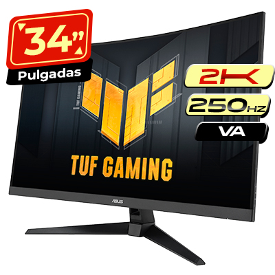 MONITOR ASUS GAMING 34 VG34WQ5A CURVO 2K HDMI - DISPLAY PORT VA